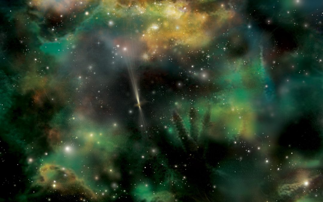 Enormous clouds of alcohol in the universe