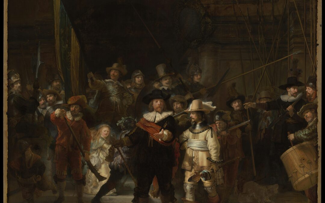 Rembrandt deed naar schattingen 3 jaar over het schilderen van de Nachtwacht