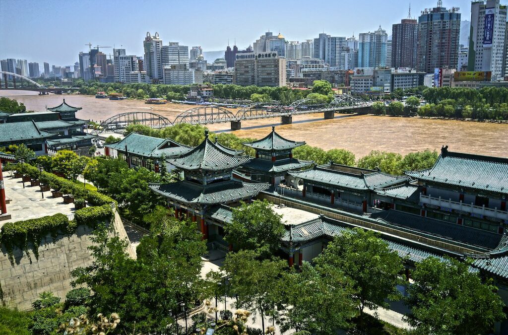 Gele rivier in China dankt zijn naam aan de kleur van het slib